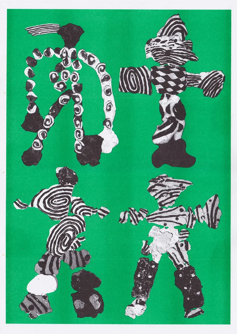 Blob People II Risograph Print