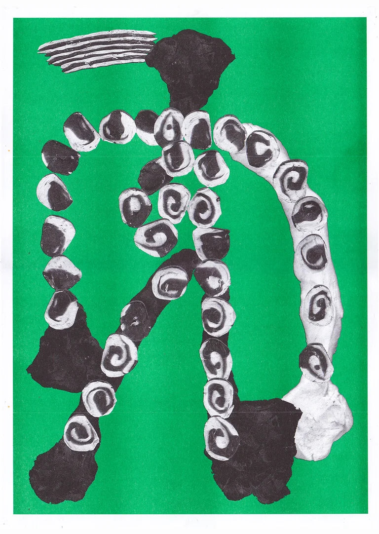 Blob Person IV Risograph Print