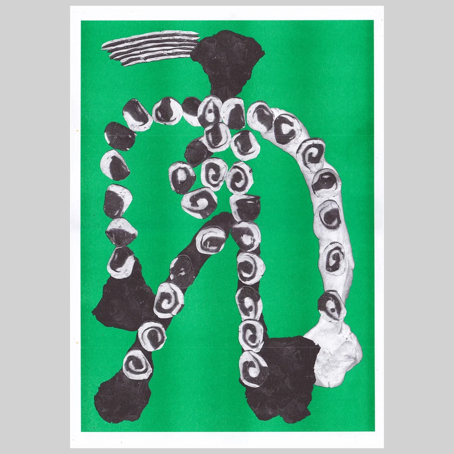 Blob Person IV Risograph Print