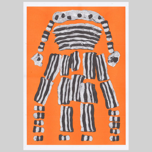 Blob Person III Risograph Print