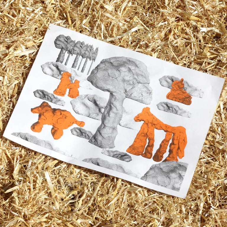 Farm Risograph Print