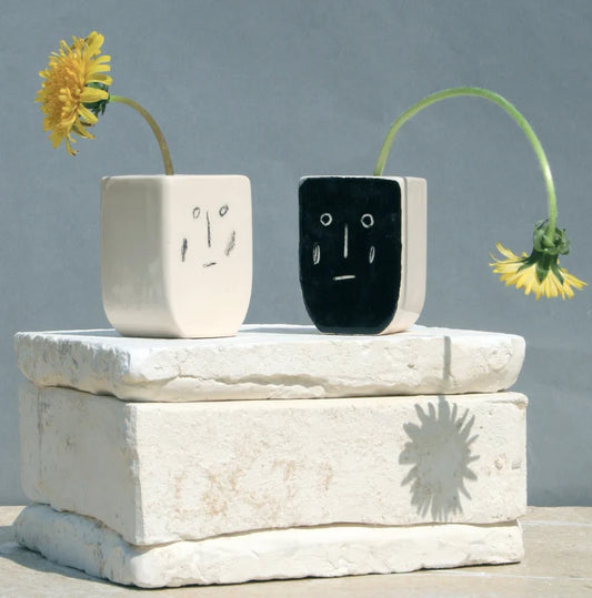 Small Ceramic Head Vase