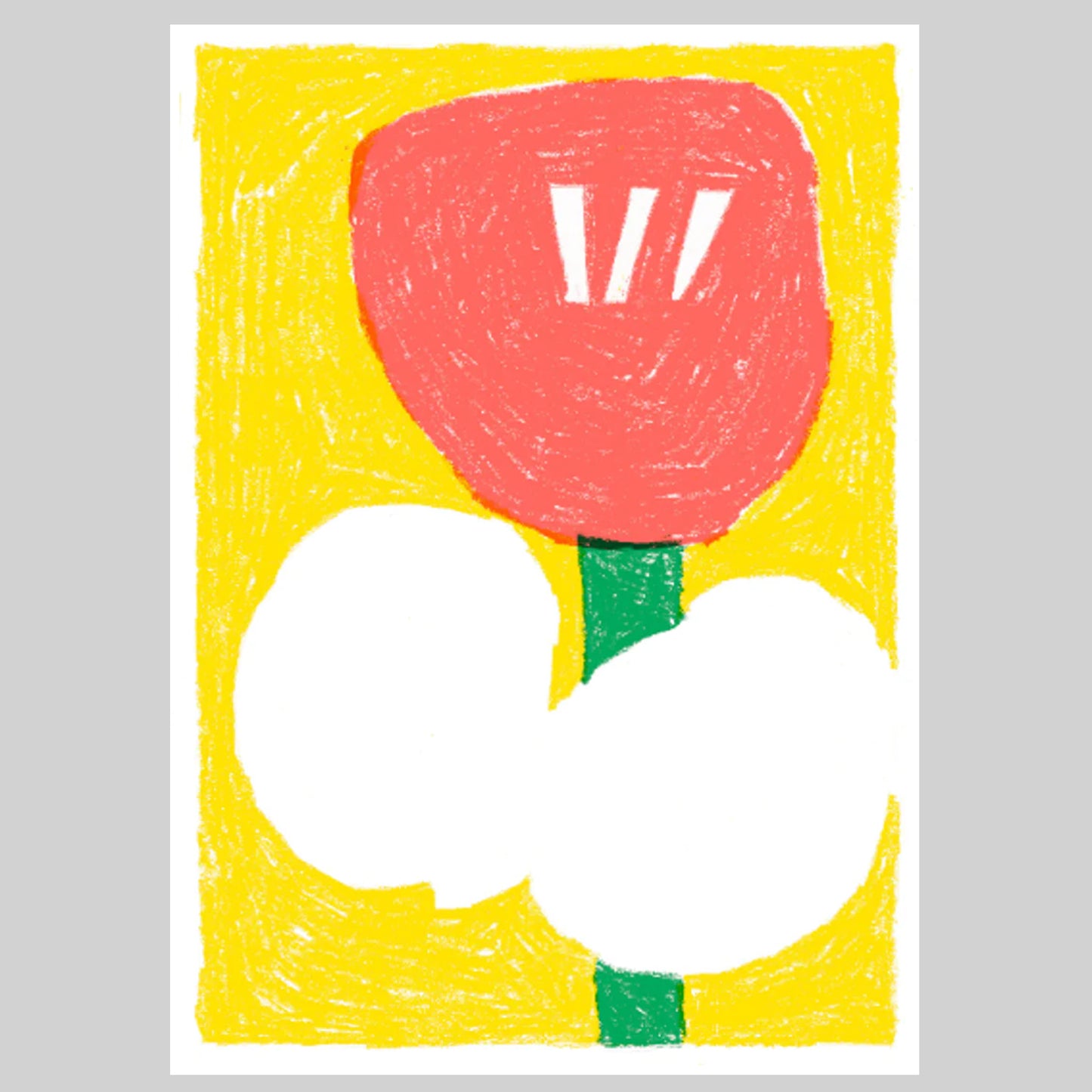 Flower II Risograph Print