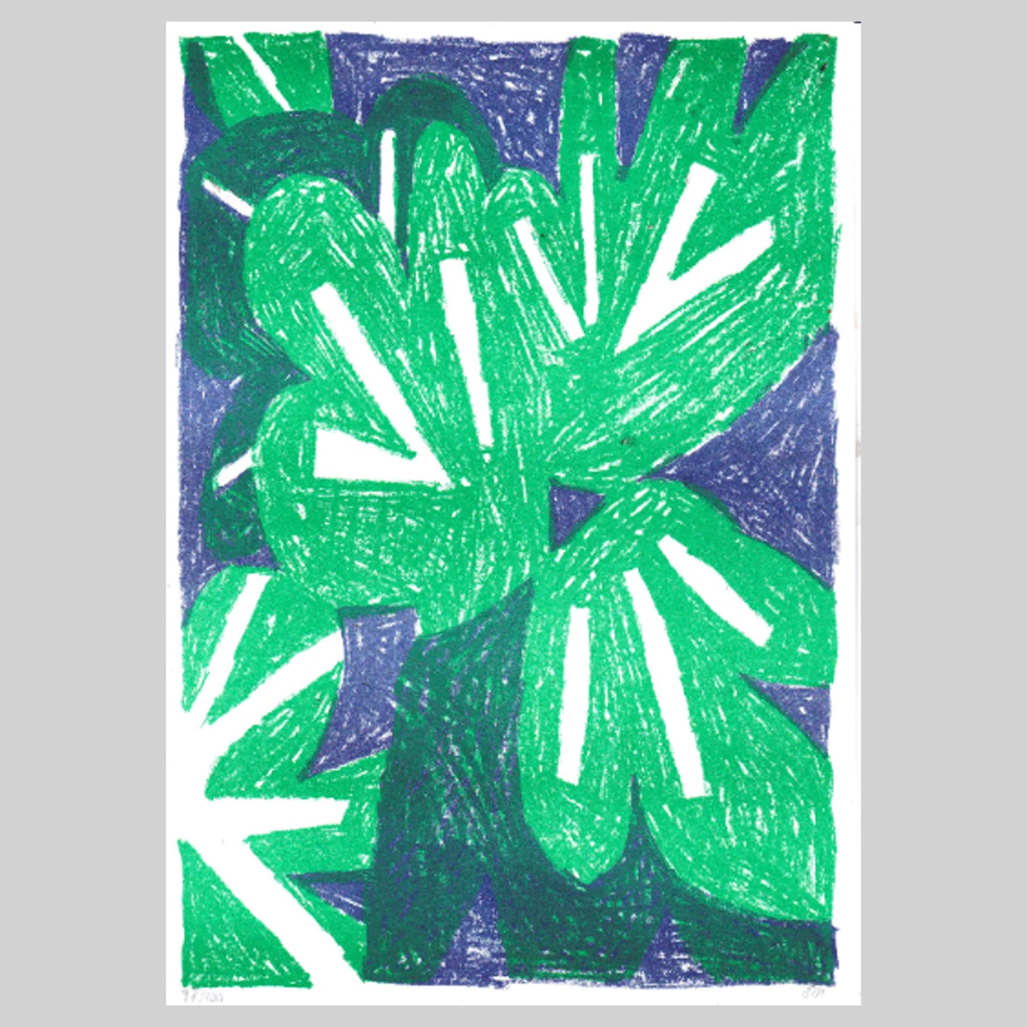 Plant II Risograph Print