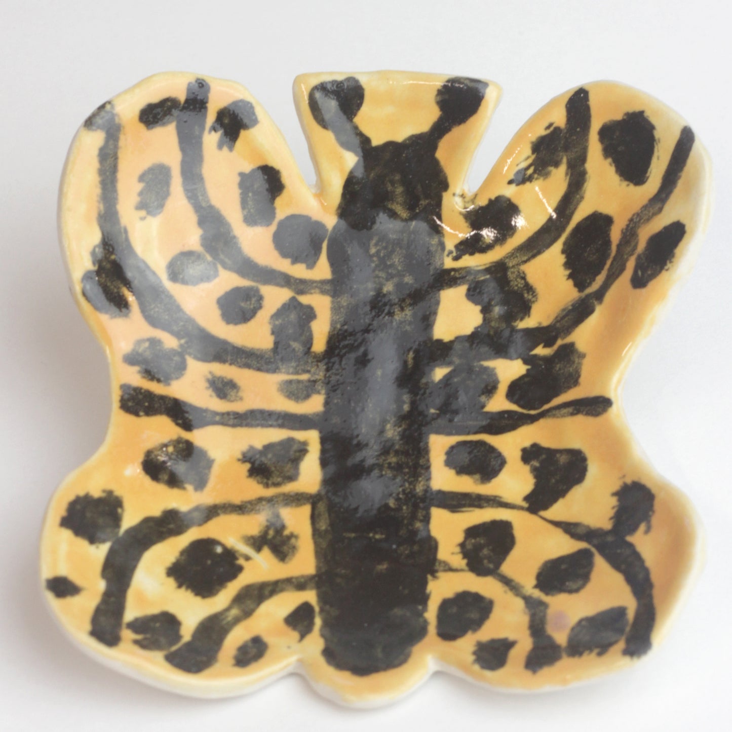 Small Ceramic Butterfly tray/dish (yellow)