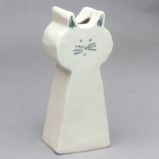 Small Ceramic Cat Vase